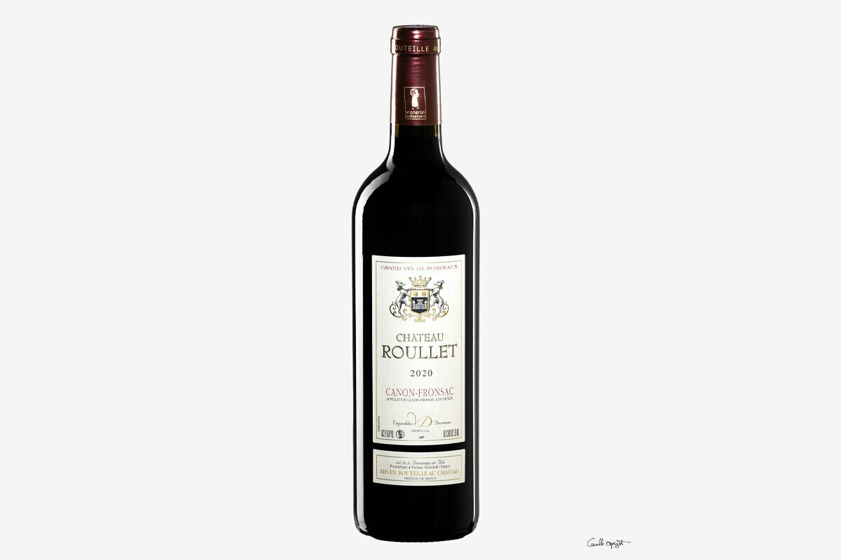 Packshot bouteille de vin en studio photo à Pau – Camille Espigat Cancé
