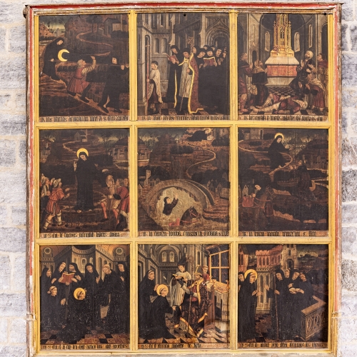 abbatiale St Savin tableau 4 m x 3.8 m